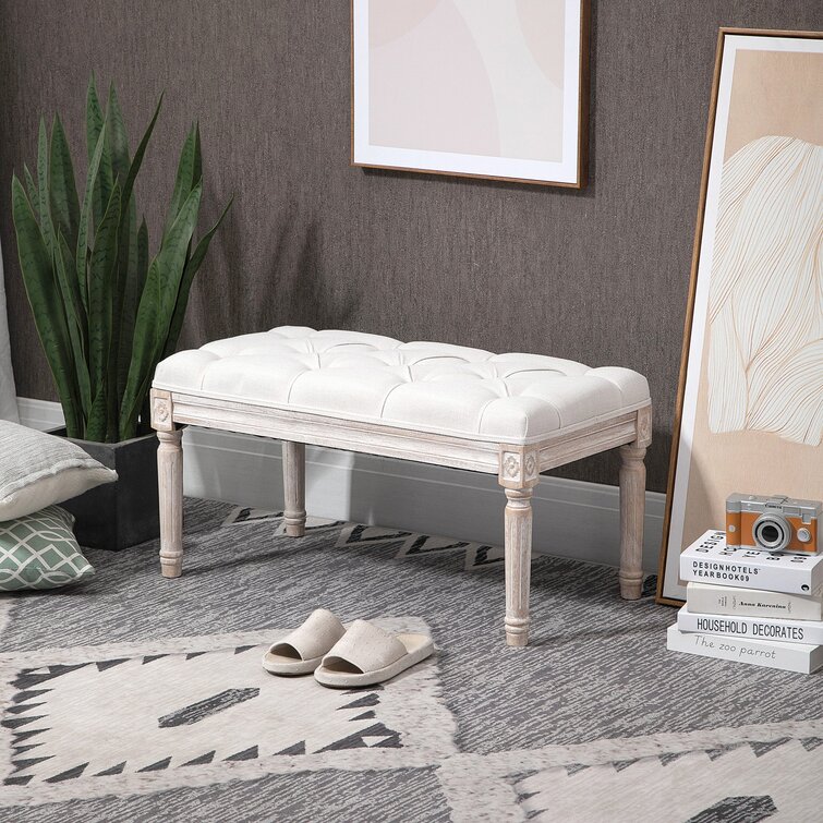 Fleur upholstered store bench